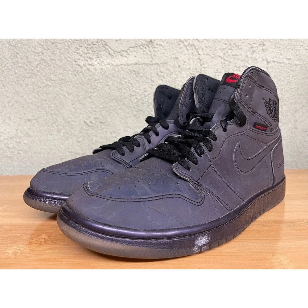 Size 11 Jordan 1 High Zoom Fearless Mens Black Good Iridescent‎ BV0006-900